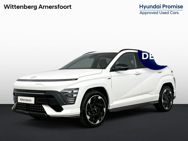 Hyundai Kona Electric N Line 65.4 kWh | 19" Lm-wielen | Stoel + stuurverwarming | Navigatie | 360 Camera | Adaptive cruise control | BTW auto