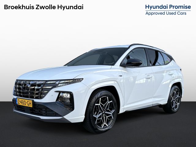 Hyundai Tucson 1.6 T-GDI PHEV N Line 4WD | DEMO DEAL: 299,- P/M! | Adaptive Cruise Control | 360 camera | Stoel verwarming/ventilatie | Elektrische bedienbare stoelen |