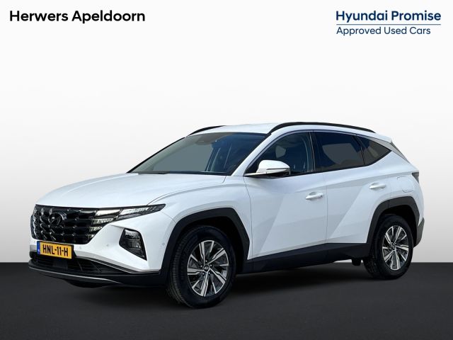 Hyundai Tucson 1.6 T-GDI HEV 230 PK Premium / Duurste uitvoering / Trekgewicht 1650 kg / Apple Carplay Android Auto / Stuur- en Stoelverwarming / Rondomzicht camera / Climate Control / Stoelventilatie voor /