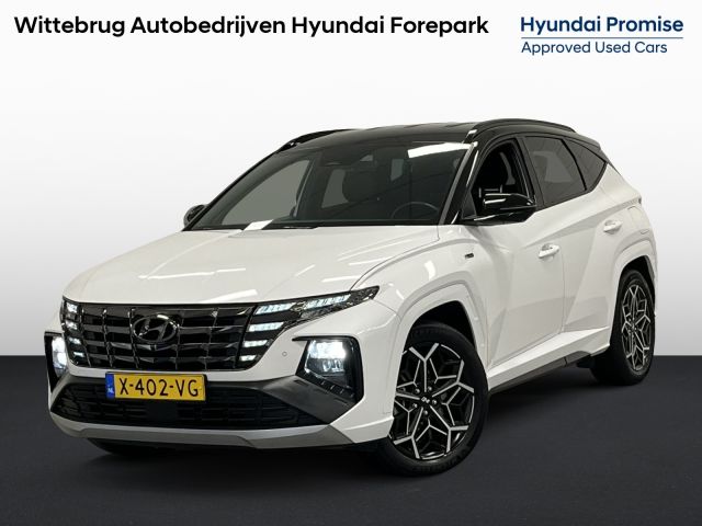 Hyundai Tucson 1.6 T-GDI PHEV N Line 4WD TREKHAAK | TWO TONE | NAVIGATIE | PARKEERCAMERA | SPORTIEF!