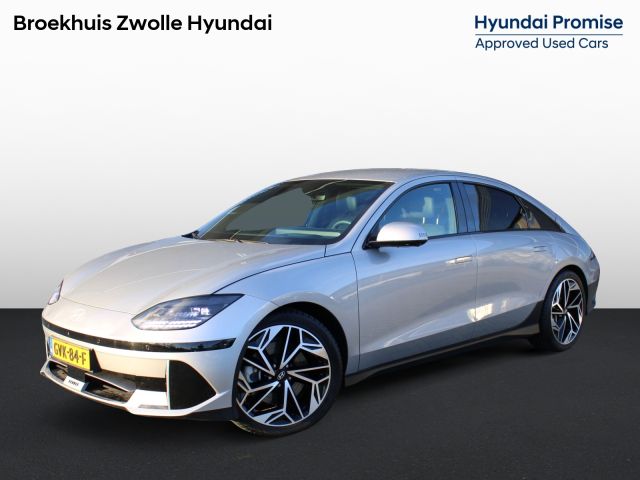 Hyundai IONIQ 6 Lounge 77.4 kWh | Leder | 360 camera | Elektrische voorstoelen met geheugenfunctie | Parkeersensoren voor en achter |