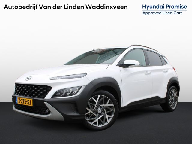 Hyundai Kona 1.6 GDI HEV Navi/Cam/18"/Winter/Trekhaak "RIJKLAARPRIJS"