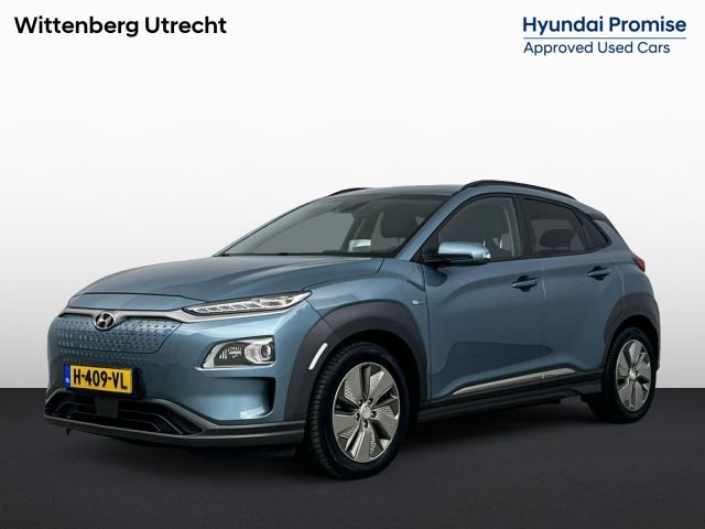 Hyundai Kona EV Premium 64 kWh | Stoel stuur verwarming + verkoeling | Elektrische stoelen | Warmtepomp | Head-up Display |