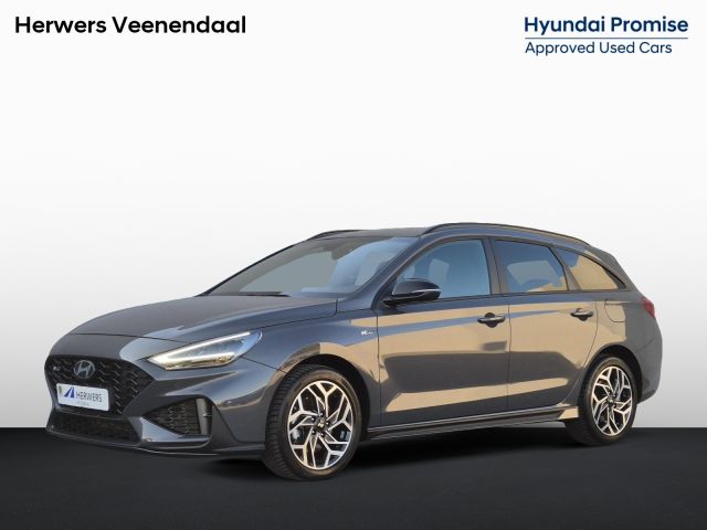 Hyundai i30 Wagon 1.0 T-GDi MHEV N-Line Automaat / Fabrieksgarantie tot 01-2030 / Stuur-, en Stoel verwarming / Achteruitrijcamera / Adaptief CC / Keyless Entry/Start / Climate control / Apple Carplay Android Auto /