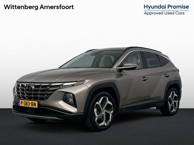 Hyundai Tucson 1.6 T-GDI HEV Premium | Ivoor leder | Memory | 360 Camera | All Season | Stoelventilatie | Stoel + stuurverwarming |