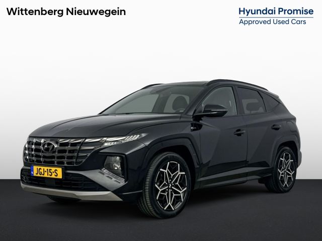 Hyundai Tucson 1.6 T-GDI PHEV N Line Sky 4WD | Elektrisch glazen Panorama-dak | Naigatie Apple carplay en Android Auto |
