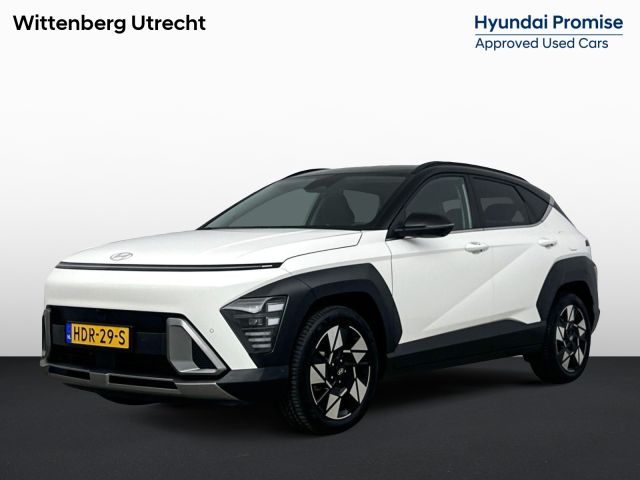 Hyundai Kona 1.6 GDI HEV Premium | Adaptive Cruise | Elektrische stoelen incl memory | Stoel stuur verwarming & verkoeling | 360 camera |