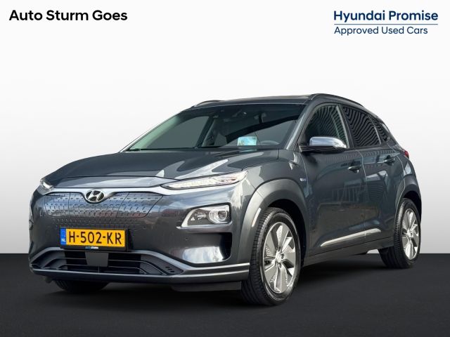 Hyundai Kona EV Premium 64 kWh SoH 97% 3-Fase Lader, Meest Luxe Uitvoering incl. Schuif-/Kanteldak!