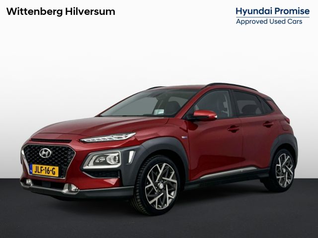 Hyundai Kona 1.6 GDI HEV FASHION DESIGN *| NAVI | CLIMA | CRUISE | CAMERA | 18'' LM VELGEN | HUD | HYBRID | AUTOMAAT |