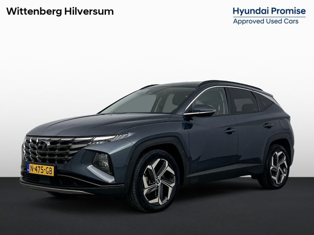Hyundai Tucson 1.6 T-GDI HEV PREMIUM | TREKHAAK | LEDER | NAVI | CLIMA | ADAPT. CRUISE | 360 CAMERA | 19'' LM VELGEN | ELEKTRISCHE ACHTERKLEP | STUUR- & STOELVERWARMING | FABRIEKSGARANTIE GELDIG T/M 10-2026! |