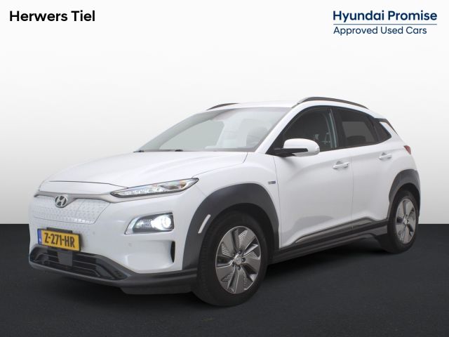 Hyundai Kona EV Fashion 64 kWh / SOH 100% / Lederen Bekleding / Navigatie / KRELL Audio / Adaptive Cruise Control / Climate Control / Achteruitrijcamera /
