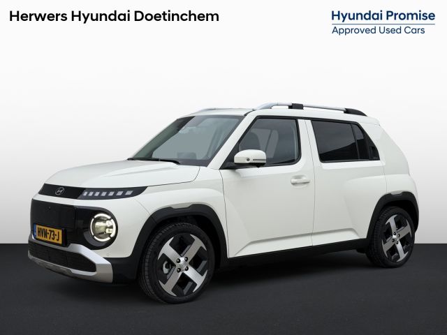 Hyundai INSTER Evolve Sky Plus 49 kWh Direct Leverbaar / Schuif - kanteldak / 360 Camera / Vehicle-to-load / Warmtepomp / Stoel en Stuurwielverwarming / CCS Snelladen / DAB / NAP / Dodehoek Detectie /