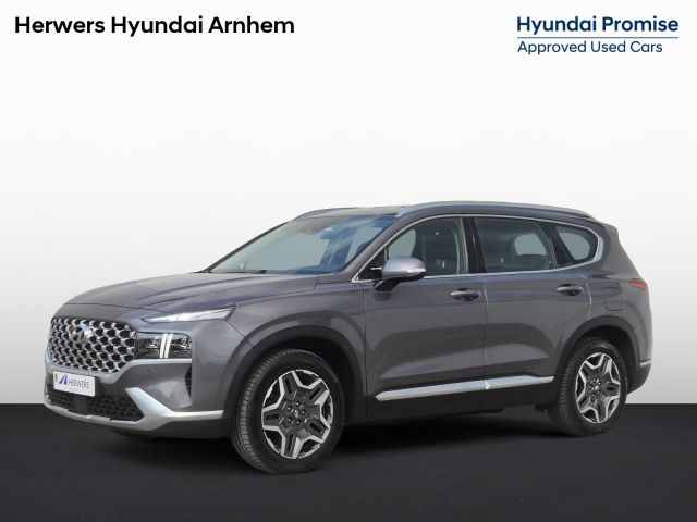 Hyundai Santa Fe 1.6 T-GDI PHEV Plug-in Premium Automaat / AWD / Fabrieksgarantie tot 1/7/2027 / Dealer onderhouden  / EAER 58km / Apple Carplay Android Auto / Adaptief CC / Achteruitrijcamera / Stuur- Stoel en Achterbankverwarming / Elektrische achterklep / Trekgewicht 1350 / Climate control / kg /