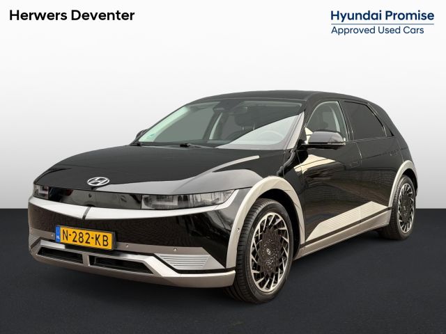 Hyundai IONIQ 5 Lounge 73kWh / NL auto / SOH 100% / Eerste Eigenaar / Dealer Onderhouden / Elektrische Stoelen met Geheugen / Stoel Verwarming+Verkoeling / Adaptive Cruise / Head-Up Display / 360º Camera / Apple Carplay&Android Auto /