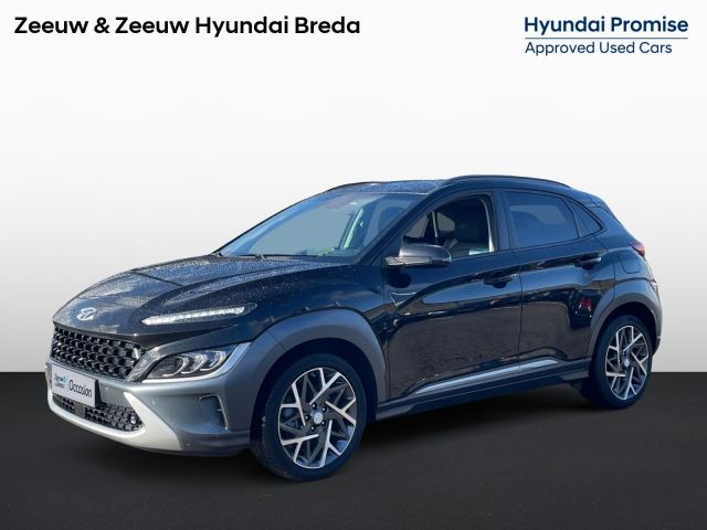 Hyundai Kona 1.6 GDI HEV Premium | stoelverwarming/koeling | Carplay | Navi | Clima