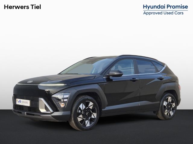 Hyundai Kona 1.6 GDI HEV Comfort Smart Automaat / Fabrieksgarantie tot 2-2030 / Stuur- & Stoel verwarming / Achteruitrijcamera / Apple Carplay Android Auto / Keyless Entry/Start / Adaptief cruise control / Draadloze telefoon lader / Climate control /