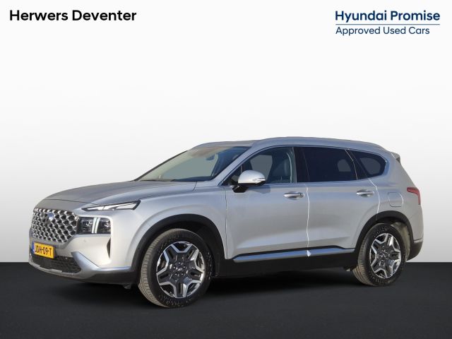 Hyundai Santa Fe 1.6 T-GDI PHEV Plug-in Premium Automaat Fabrieksgarantie tot 07/2027 / HUD / trekhaak 1.350 kg / Elektrische achterklep / Stuur-,Stoel en Achterbankverwarming / Adaptief CC / Stoelventilatie / Rondomzicht camera /