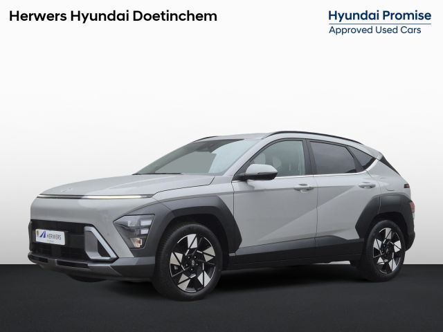 Hyundai Kona 1.6 GDI HEV Comfort Smart Automaat / Fabrieksgarantie tot 1-2030 / Stuur- & Stoel verwarming / Achteruitrijcamera / Apple Carplay Android Auto / Keyless Entry/Start / Adaptief cruise control / Draadloze telefoon lader / Climate control /