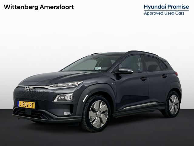 Hyundai Kona EV Premium 64 kWh | Leer | Stoel + stuurverwarming | Stoelventilatie | Head-up display |