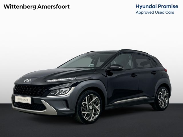 Hyundai Kona 1.6 GDI HEV Fashion | ACTIE! | 18" Lm-wielen | Head-up display | Navigatie | Camera | Parkeersensoren |