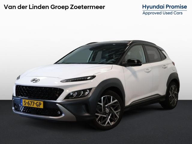 Hyundai Kona 1.6 GDI HEV Premium|Navi|leder|Pano|Wint|18"|Cam|Trekhaak|Rijkla