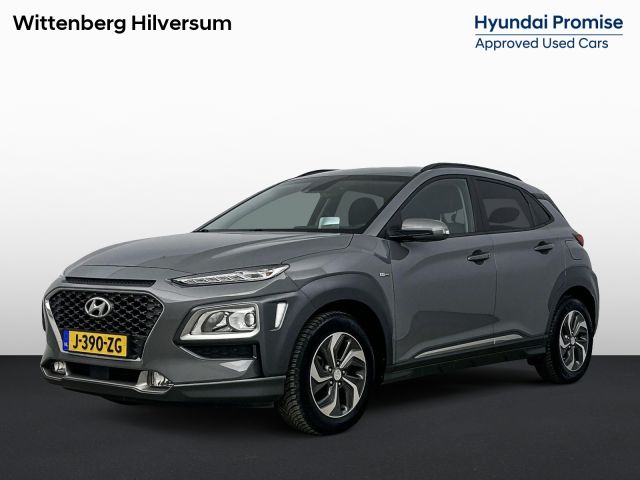 Hyundai Kona 1.6 GDI HEV FASHION | TREKHAAK | ALL SEASONS | NAVI | CAMERA | CRUISE | PRIVACY GLASS | DODEHOEK SPIEGELS | 16'' LM VELGEN | AUTOMAAT | HYBRID |