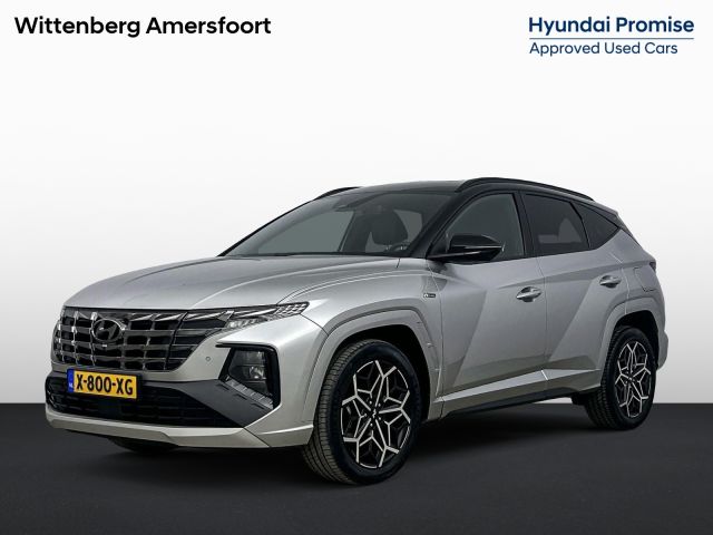 Hyundai Tucson 1.6 T-GDI HEV N Line | Stoel + stuurverwarming | Trekhaak | Trekgewicht 1650kg | 19" lm-wielen | Memory |