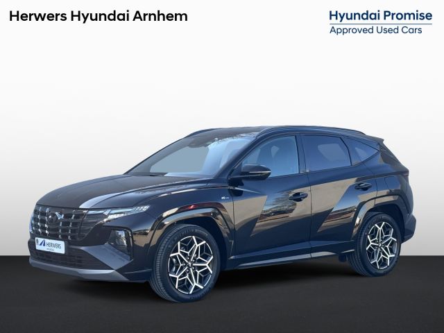 Hyundai Tucson 1.6 T-GDI HEV 230pk N Line Edition Automaat / Fabrieksgarantie tot 03-2029 / Dealer onderhouden / Trekgewicht 1650 kg / Stoelverwarming / Achteruitrijcamera / cruise control adaptief / Climate control/ Keyless Entry/Start /