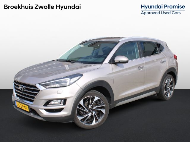 Hyundai TUCSON 1.6 T-GDI Premium | Automaat | Stoelverwarming voor+achter | Adaptieve Cruise Control | Electrisch verstelbare bestuurderstoel | Trekhaak | Navigatie |