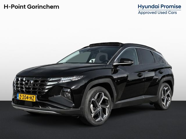 Hyundai Tucson Premium Sky 1.6 T-GDI 265pk PHEV 4WD | SCHUIF/KANTELDAK | 19'' LM-VELGEN | NAVI | CRUISE CONTROL | APPLE CARPLAY / ANDROID AUTO |