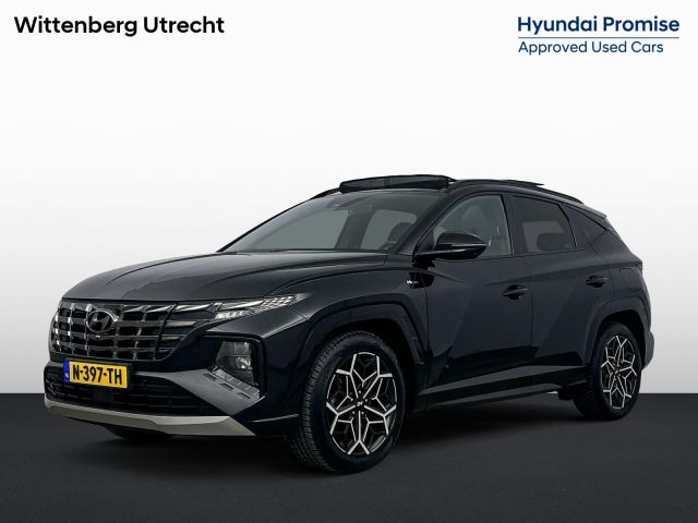 Hyundai Tucson 1.6 T-GDI HEV N Line Sky | Schuifkanteldak | Navigatie & Carplay | 360 camera |