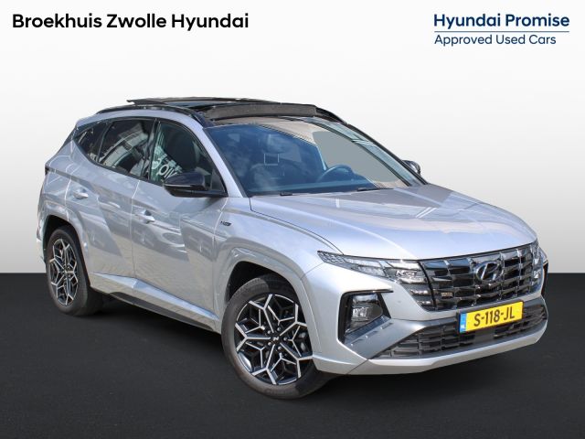 Hyundai TUCSON 1.6 T-GDI HEV N Line Sky | Afneembare Trekhaak | 360 Graden Camera | Navigatie |