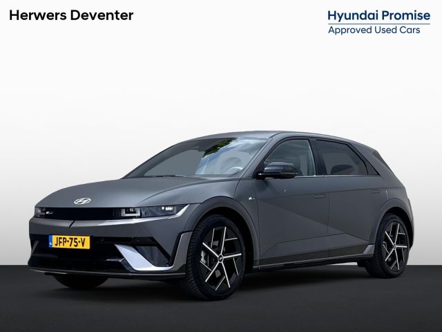 Hyundai IONIQ 5 N Line Edition Limited 84 kWh / Accu SoH 100 % / Stuur- & Stoelverwarming / Elektr. Verstelbare Stoelen & klep / Camera / Warmtepomp / Navigatie / Apple Carplay & Android Auto / Camera /