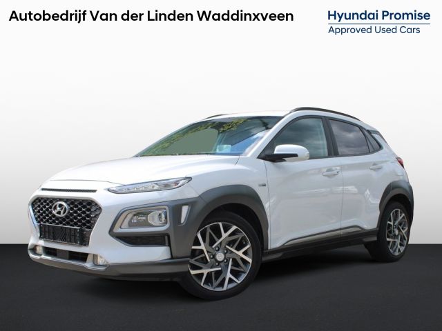 Hyundai Kona 1.6 GDI HEV Premium Navi/Leer/18"/Cam "RIJKLAARPRIJS"