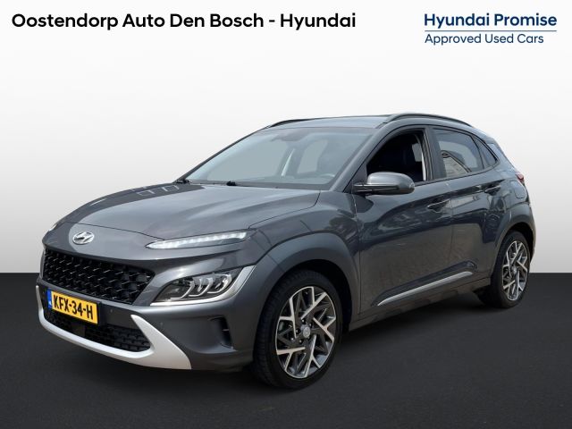 Hyundai Kona 1.6 GDI HEV Premium Select | Stoelverwarming | Adaptieve CC | HUD | Rijklaarprijs!