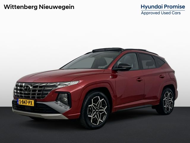 Hyundai Tucson 1.6 T-GDI HEV N Line Sky | Trekhaak afn.kogel | Navi | 360 Camera | Apple Carplay | Android Auto