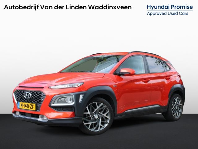 Hyundai Kona 1.6 GDI HEV Premium Navi/Leer/18"/Cam "RIJKLAARPRIJS"