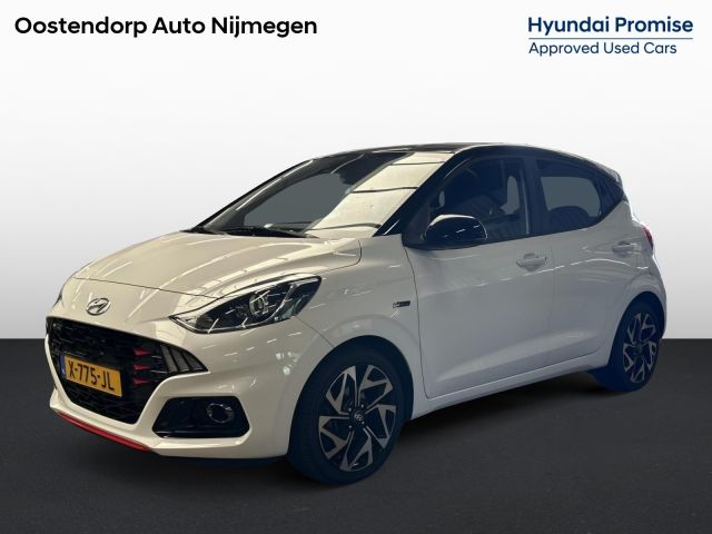 Hyundai i10 1.0 T-GDI N Line 5-zits | Apple Carplay/Android Auto | N-Line pakket | Lichtmetalen velgen | Stoel/stuurverwarming | Achteruitrijcamera |