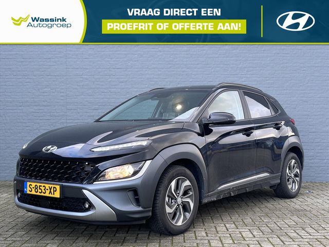 HYUNDAI Kona 1.6 GDI HEV 141pk Fashion Sky | Schuif- kanteldak | Trekhaak I HUD I Navigatie