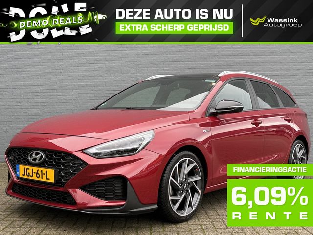 HYUNDAI I30 Wagon 1.5 T-GDI 48V 160pk Aut N Line Sky| Navigatie | Stoelverwarming  | Parkeersensoren  | Sportstoelen