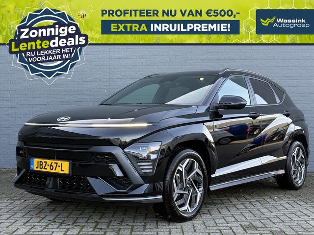 HYUNDAI Kona 1.6 GDI HEV 141pk DCT N-Line Edition | LENTEDEALS | Navigatie | Adaptive Cruise Control | Climate Control | 18 Inch Lichtmetalen Velgen