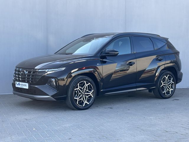 Hyundai Tucson 1.6 T-GDI HEV 230pk N Line Edition Automaat / Fabrieksgarantie tot 03-2029 / Dealer onderhouden / Trekgewicht 1650 kg / Stoelverwarming / Achteruitrijcamera / cruise control adaptief / Climate control/ Keyless Entry/Start /