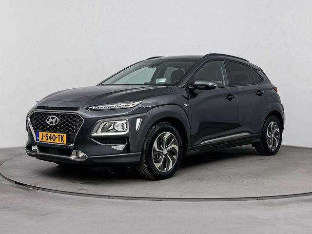 Hyundai Kona 1.6 GDI HEV FASHION | TREKHAAK | ALL SEASONS | NAVI | CAMERA | CRUISE | PRIVACY GLASS | DODEHOEK SPIEGELS | 16'' LM VELGEN | AUTOMAAT | HYBRID |