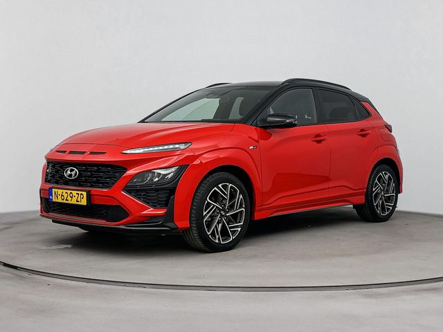 Hyundai Kona 1.0 T-GDI N Line | 1e Eig. | 18" Lm-wielen | Two tone | Stoelventilatie | Smart Key | Navigatie |