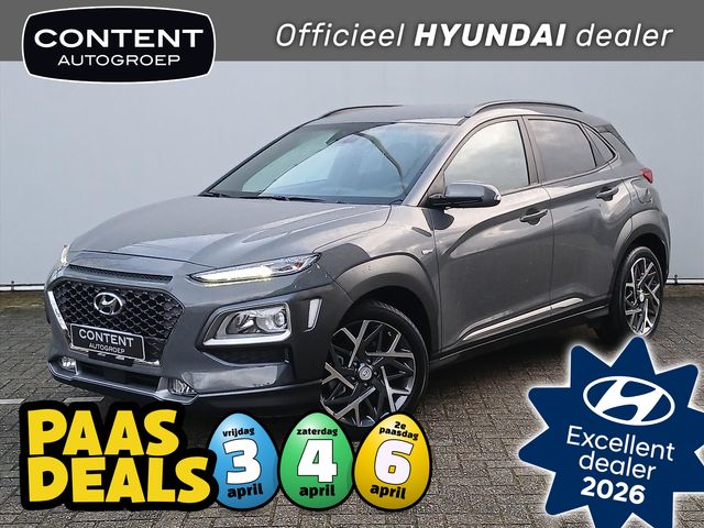 Hyundai Kona 1.6 GDI HEV Fashion Edition |18inch |Rode Stiksels | All season banden I Uniek!