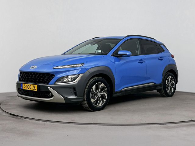 Hyundai Kona 1.6 GDI HEV FASHION | TREKHAAK | NAVI | CLIMA | CAMERA | CRUISE ADAPT.| PRIVACY GLASS | DODEHOEK SPIEGELS | 16'' LM VELGEN | AUTOMAAT | HYBRID |