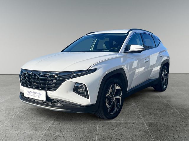 Hyundai Tucson Premium 1.6 T-GDI HEV 230pk | AUTOMAAT | LEDER | CRUISE CONTROL | CAMERA | LAGE KM-STAND! | NAVI | KEYLESS | STOEL + STUURVERW. | CLIMA |