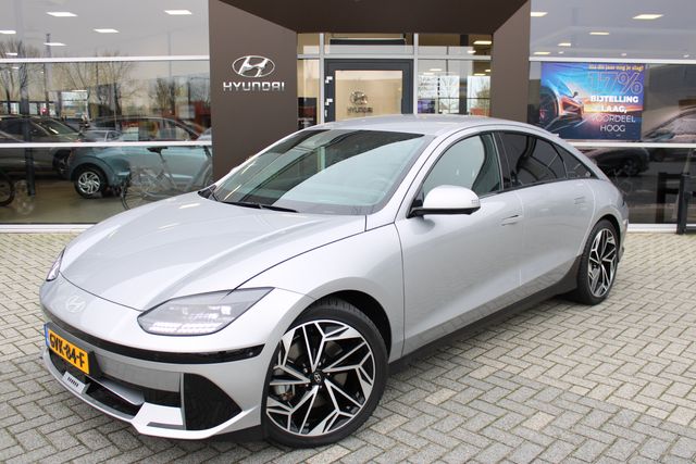 Hyundai IONIQ 6 Lounge 77.4 kWh | Leder | 360 camera | Elektrische voorstoelen met geheugenfunctie | Headup Display |  V2L |