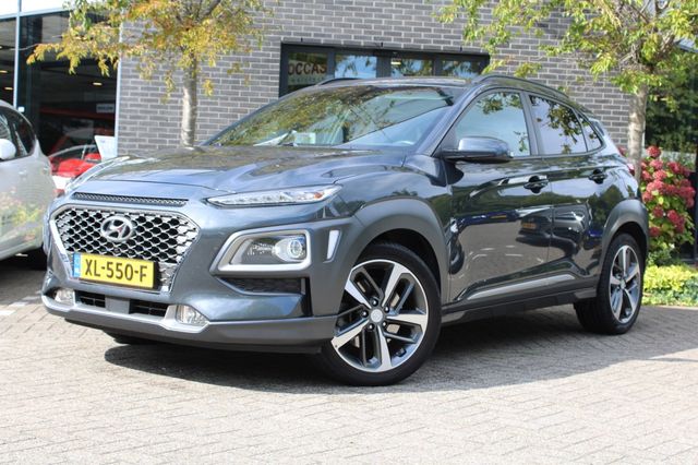 Hyundai Kona 1.6 T-GDI Premium 177 pk 4WD Navi/led/leder/Cam/Pdc/Wint/18"/tre